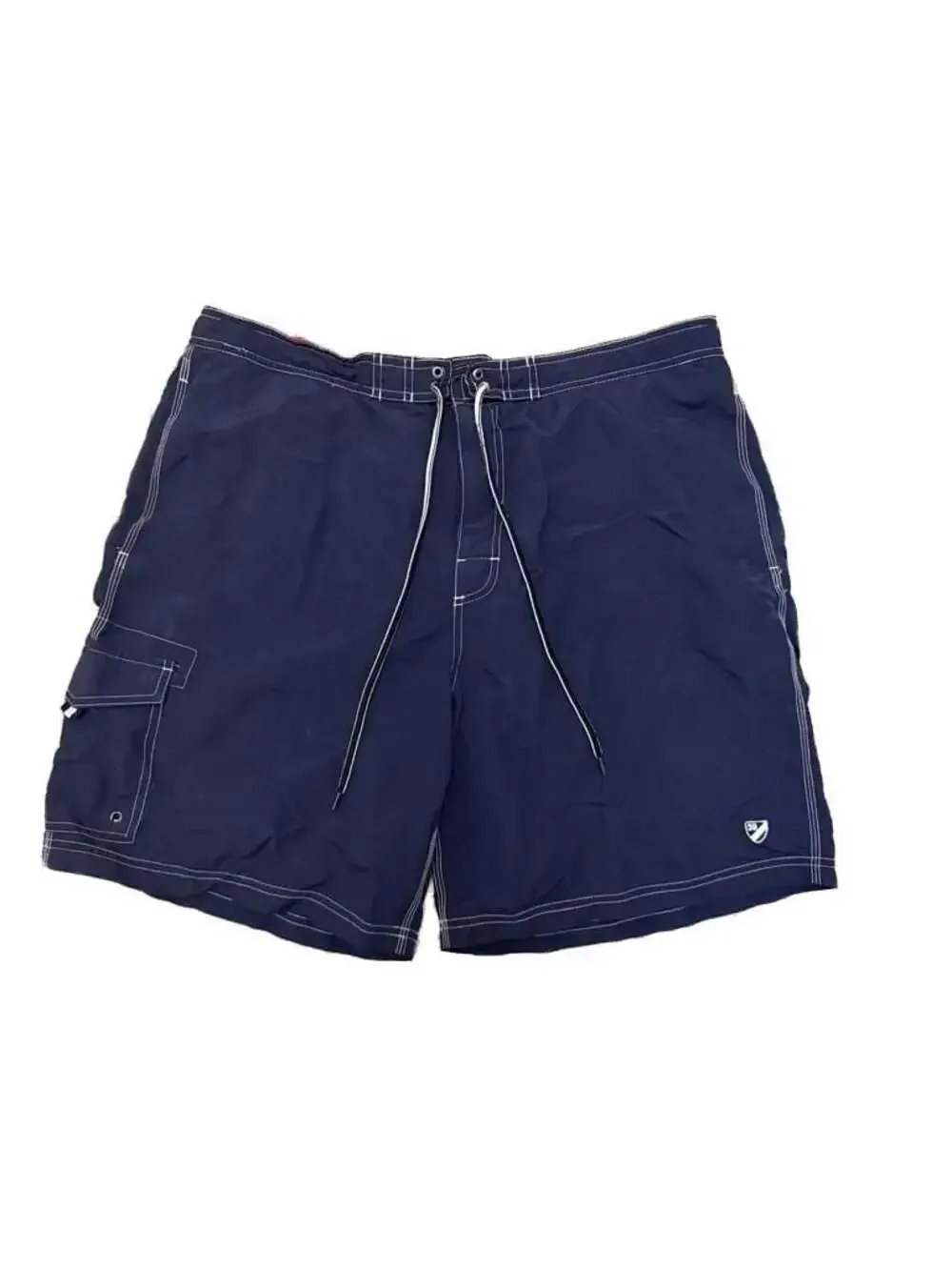 Cremieux Navy Blue Swim Trunks